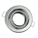 Ghiera per faretto da incasso orientabile finitura cromata lucida