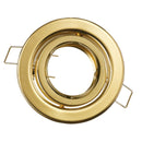 Ghiera per faretto da incasso orientabile finitura oro lucido