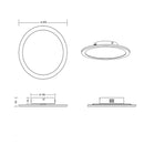 Griffin 657493007 | Plafoniera LED RGB | Lampade Smart WiFI | Trio Lighting