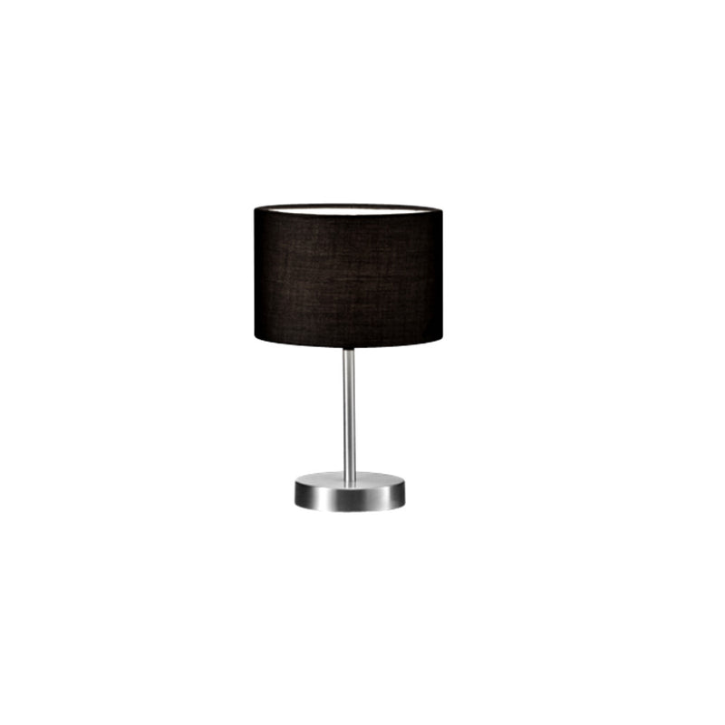 Hotels - Lampada da appoggio moderna con paralume nero Ø 20cm