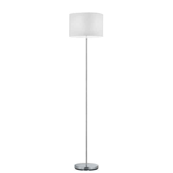 Lampada a piantana moderna con paralume in Tessuto bianco Hotel