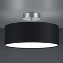Hotel 603900202 | Plafoniera moderna | Tessuto nero | Trio Lighting