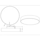 Lugano 621912411 | Plafoniera grigia | Illuminazione LED