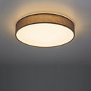 Lampada a soffitto Hotels grigia Ø60 cm con telecomando e luce notturna