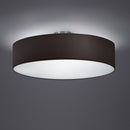 Plafoniera Hotels elegante in tessuto nero Ø50 cm per ambienti moderni