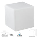 lampada cubica da giardino ip67 con portalampada e27
