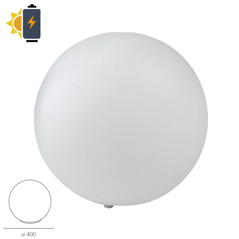 sfera GECO 30cm | Lampada in plastica da giardino | Illuminazione ad energia solare