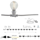 PicNic | Catena di Luci | Cavo Bianco | Intec Fan Europe