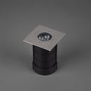 faro incasso quadrato carrabile LED 3W 180 lumen acciaio IP65