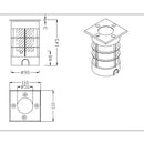 faretto carrabile incasso terra 11x11 cm LED 3W luce calda 3000K