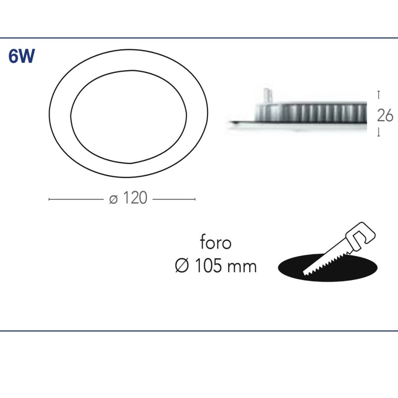 Slim - Incasso LED 6W RGB Smart Wi-Fi