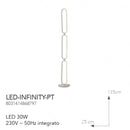 INFINITY | Lampada moderna LED | Fan Europe