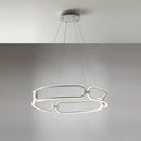 Sospensione LED Moderna in alluminio bianco e luce bianco naturale 4000K  