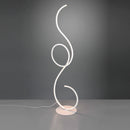 Lampada da terra bianca, piantana moderna LED 23W, luce bianca CCT, dimmerabile