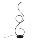 Lampada da terra moderna nera, piantana Jive LED 23W, luce bianca variabile CCT 2700-6500K, dimmerabile