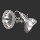  Applique Gina | Acciaio satinato | Faretto spot orientabile | Lampade vintage industrial