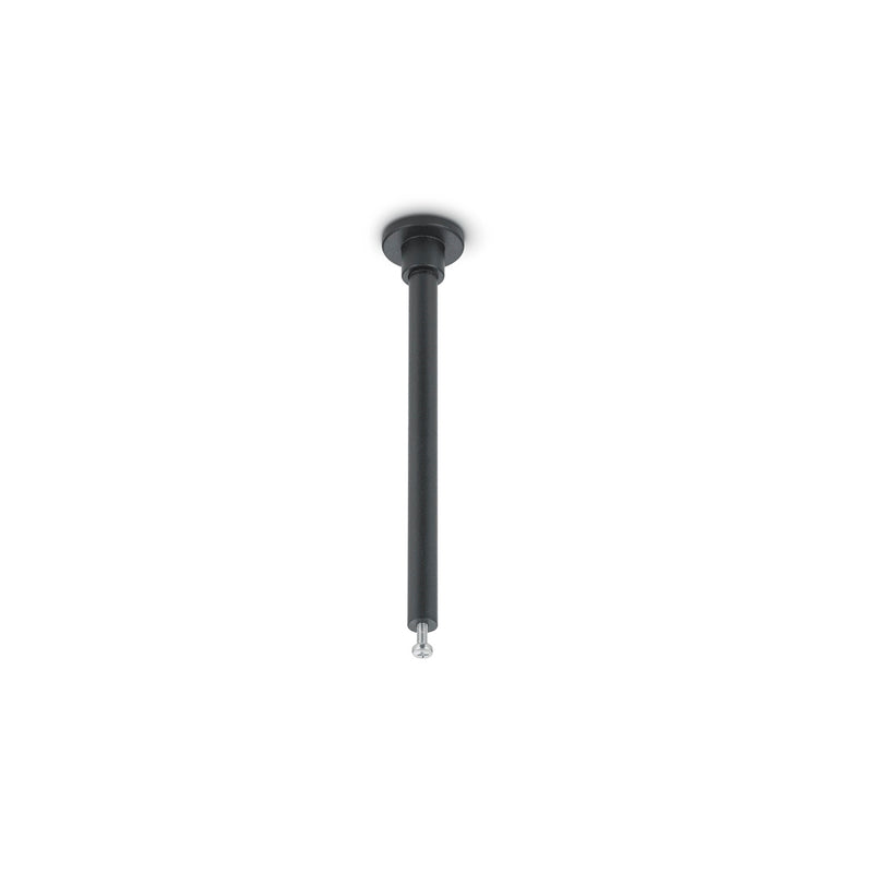 Kit 2 distanziatori da soffitto DUOline 12,5 cm per sistema a binario bifase 230V, ideali per sospendere i binari dal soffitto, nero