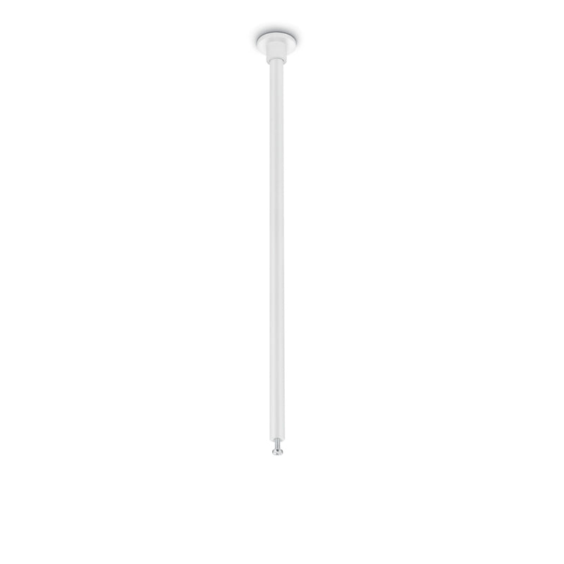 Kit 2 distanziatori da soffitto DUOline 25 cm per sistema a binario bifase 230V, ideali per sospendere i binari dal soffitto, bianco