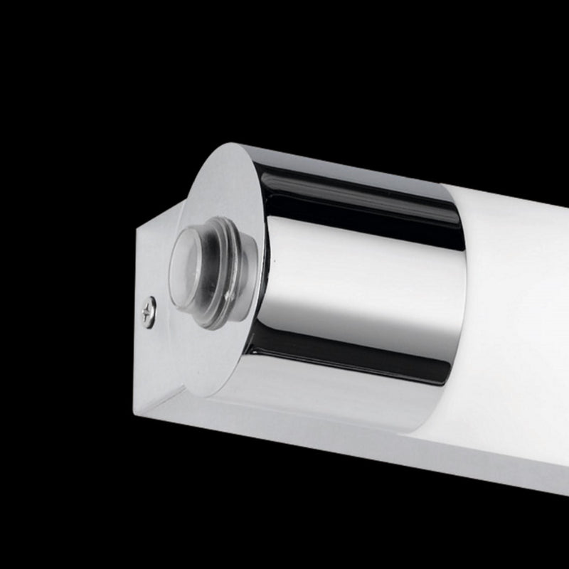 Kolian - Applique da bagno di alta qualità, LED 6W, larga 44cm, con interruttore e presa di corrente