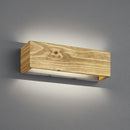 Lampada da parete LED Brad 13,5W 1500 lumen 3000K rettangolare legno chiaro SwitchDimmer