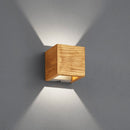 Lampada da parete LED Brad 4,3W 430 lumen 3000K legno chiaro con SwitchDimmer