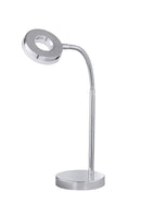Lampada da scrivania LED Rennes in metallo cromato 4W Reality Trio Lighting