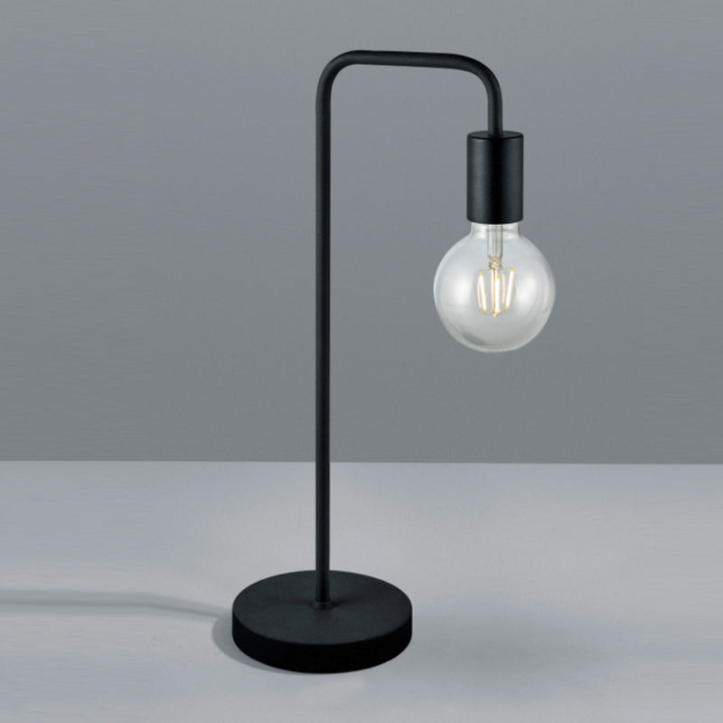 Lampada da scrivania nera design minimal moderna per ufficio