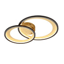 Lampada da soffitto LED design circolare con doppio anello