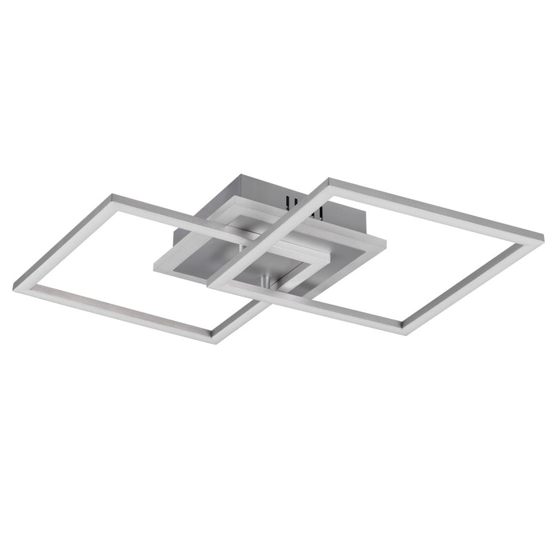 Plafoniera LED  dimmerabile, per zona giorno moderna, soggiorno e cucina.
