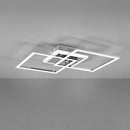 Plafoniera elegante cromata LED 3000lm con 3 livelli di luminosità