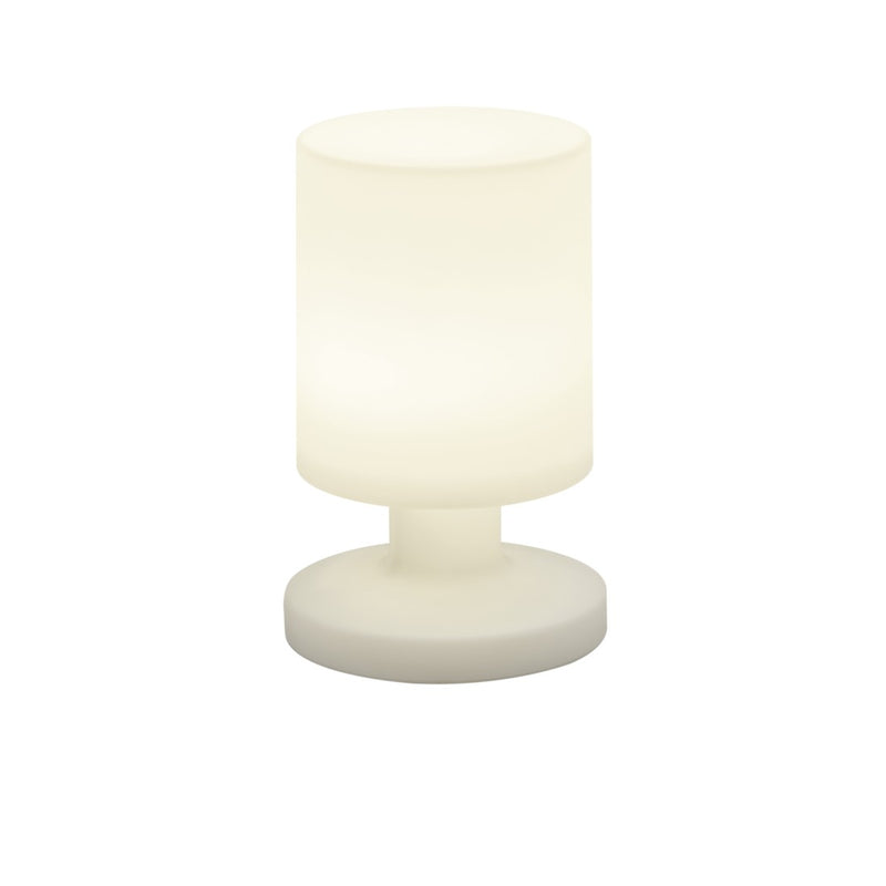 Lampada LED Lora luce calda 3000K plastica bianca
