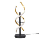 Lampada da tavolo Sequence LED 21W nero oro satinato TouchDimmer