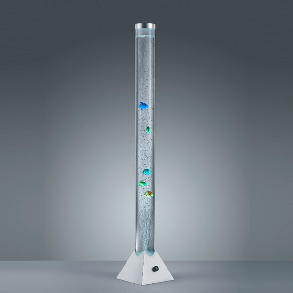 Lampada da terra acquario LED RGB 130 cm pesciolini colorati