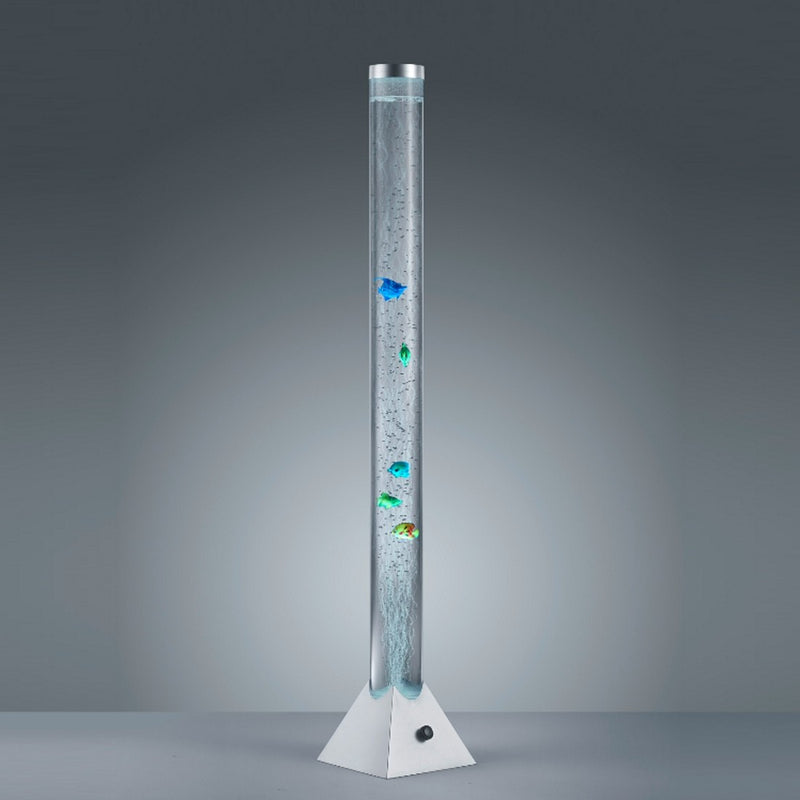 Lampada da terra acquario LED RGB 130 cm pesciolini colorati