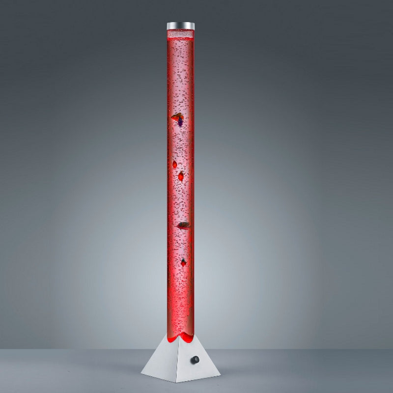 Lampada da terra LED RGB con acqua e pesci in movimento