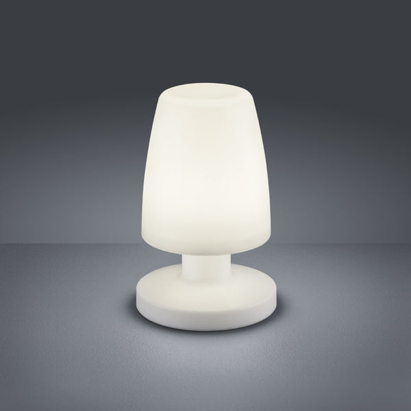 Lampada LED portatile DORA ricaricabile USB bianca