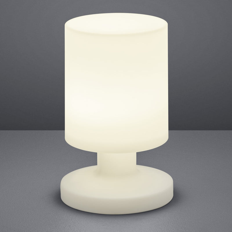 Lampada portatile LED Lora ricaricabile USB bianca