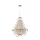 lampadario vienna a sospensione classico chic in metallo oro con cristalli k9 diametro 60 cm
