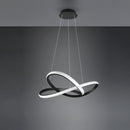 Lampadario Course Ø60 cm LED 27W grigio antracite SwitchDimmer