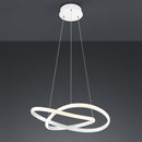 Lampadario moderno bianco luce naturale 4000K 3 livelli