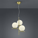Lampadario contemporaneo oro con tre luci E14
