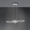 Lampadario geometrico LED 34W bianco satinato SwitchDimmer 3000K