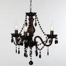 Lampadario Luster Ø40 cm 3 luci in acrilico nero