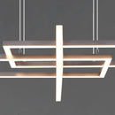 Lampadario LED Salinas design rettangolare 4200 lumen