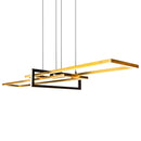 Lampadario LED Salinas design rettangolare 4200 lumen