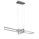 Lampadario Salinas LED 34W acciaio spazzolato SwitchDimmer 3000K