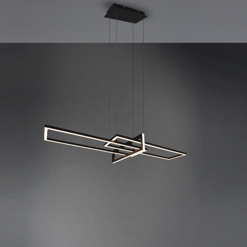 Lampadario Salinas LED 34W nero SwitchDimmer 3000K