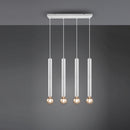 Lampadario moderno 4 tubi bianco E27