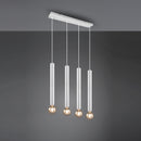 Lampadario moderno 4 tubi bianco E27