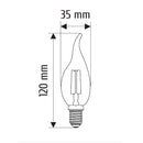 lampadine led colpo di vento e14 trasparenti